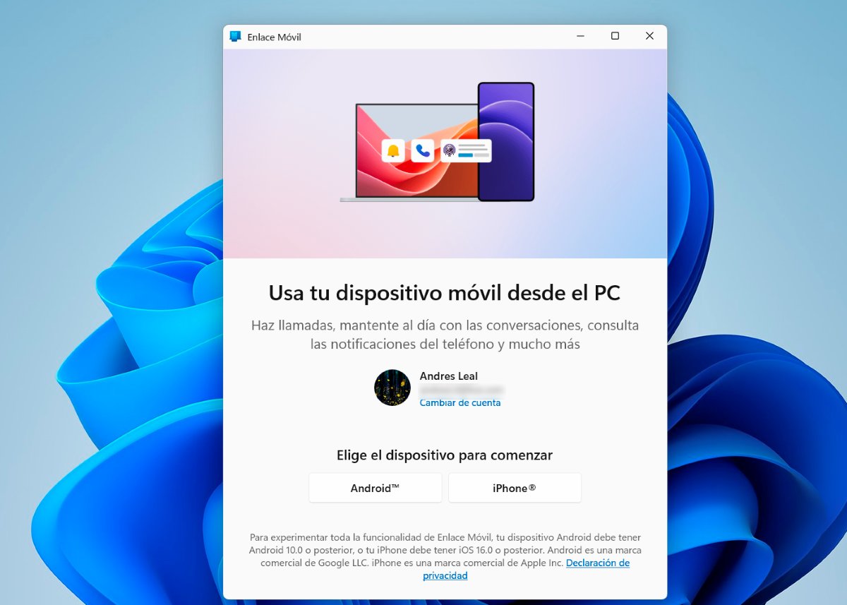 Portapapeles compartido entre Android y Windows con Enlace Móvil
