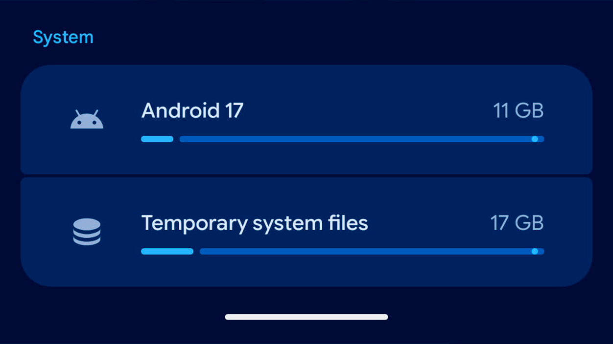 Rendimiento Android 17