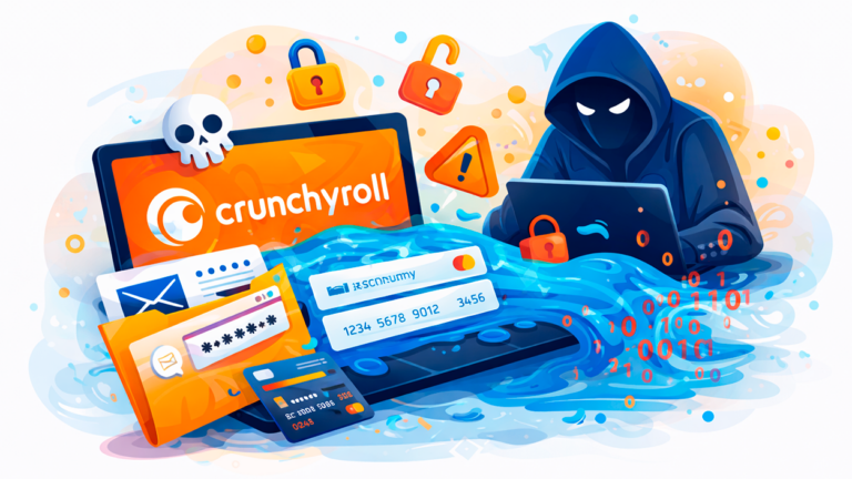 Robo Datos CrunchyRoll