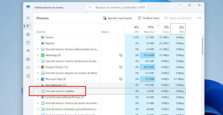 Servicio Superfetch Windows