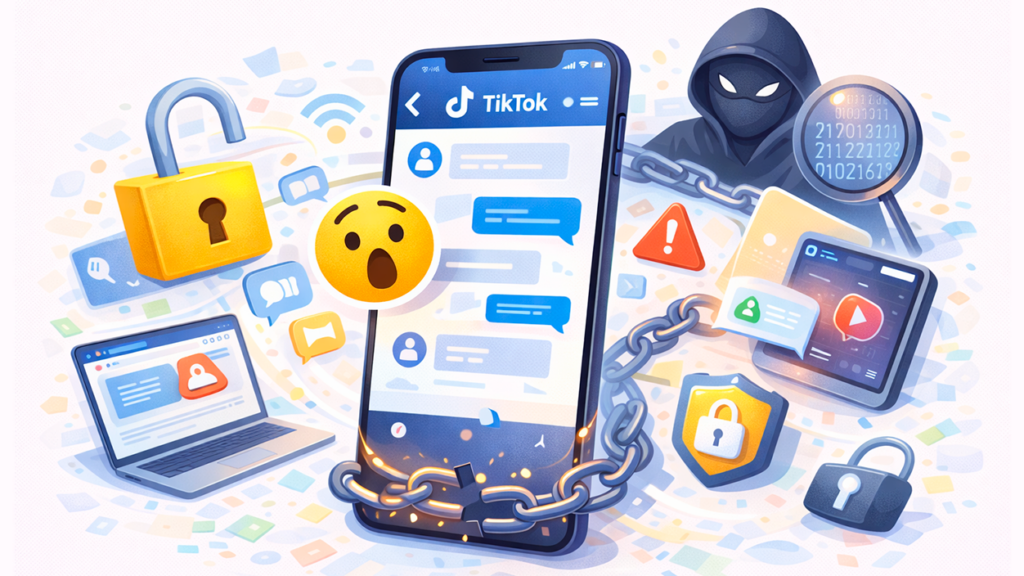 Tiktok No tiene cifrado de extremo a extremo