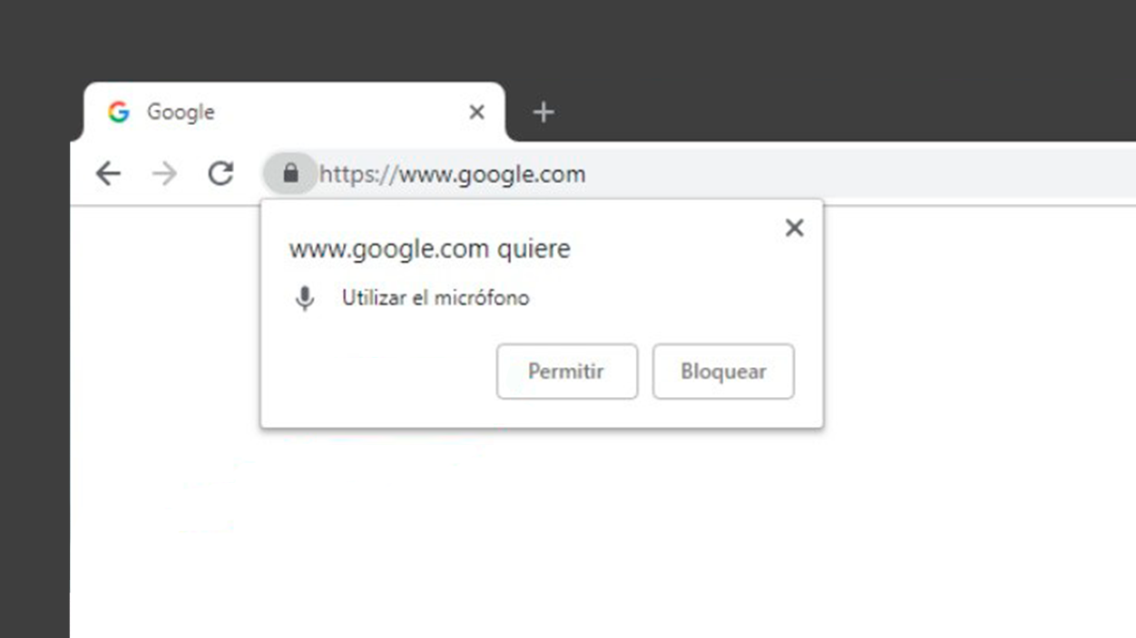 Usar el micrófono en Web