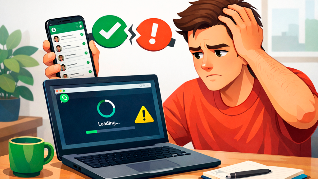 WhatsApp Desktop no sincroniza
