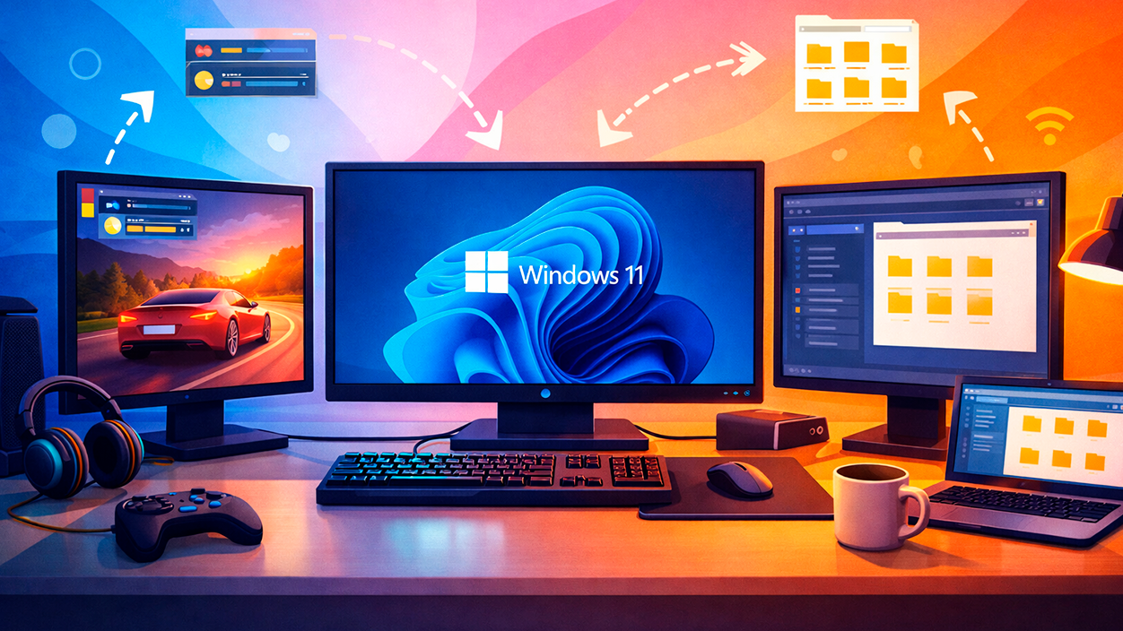 Windows 11 en varios monitores