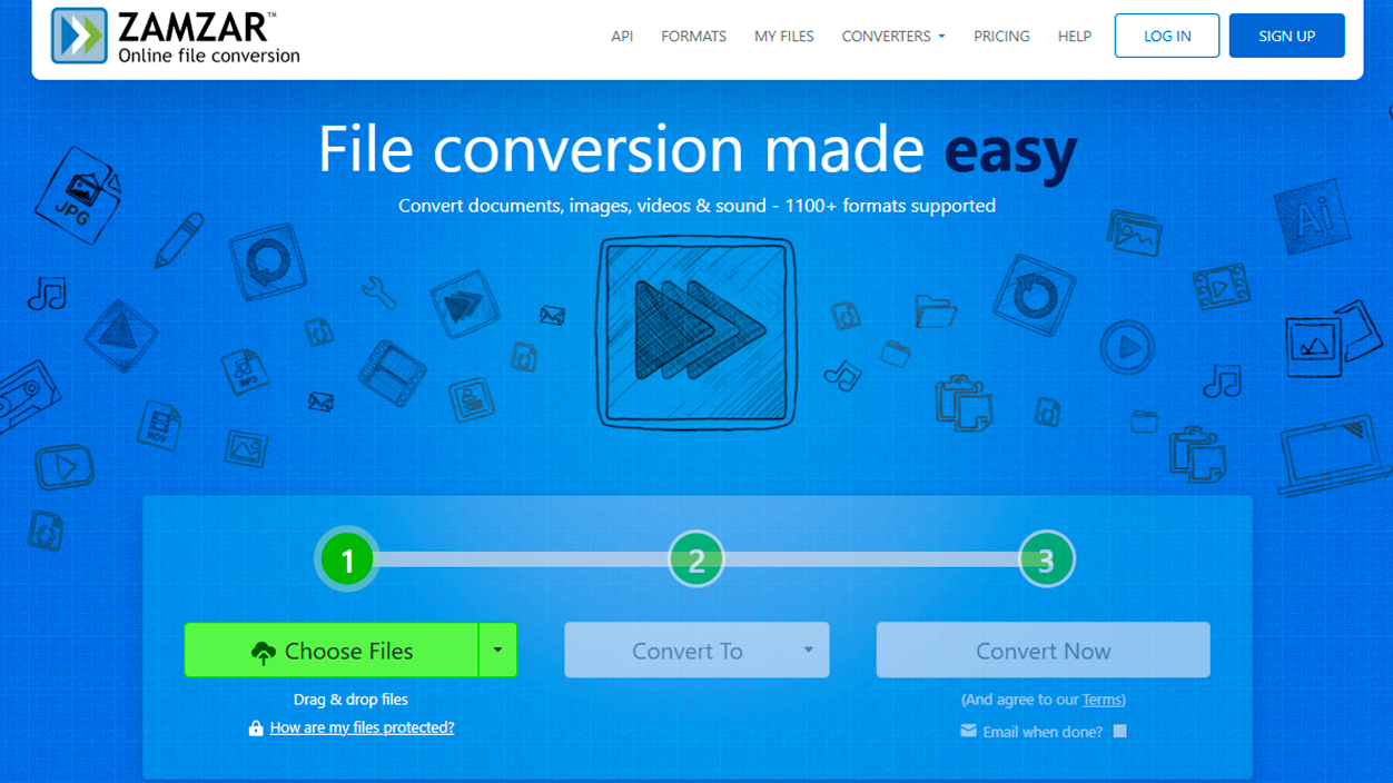 Zamzar conversor online