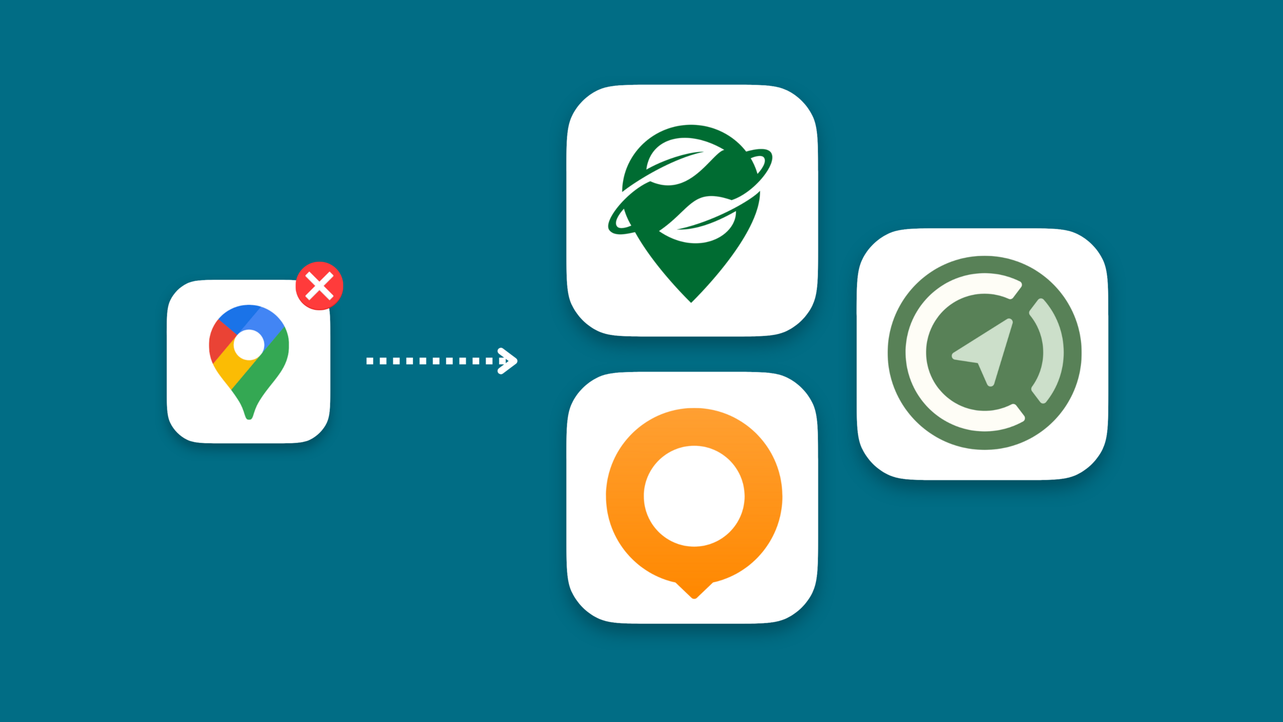 Alternativas a Google Maps