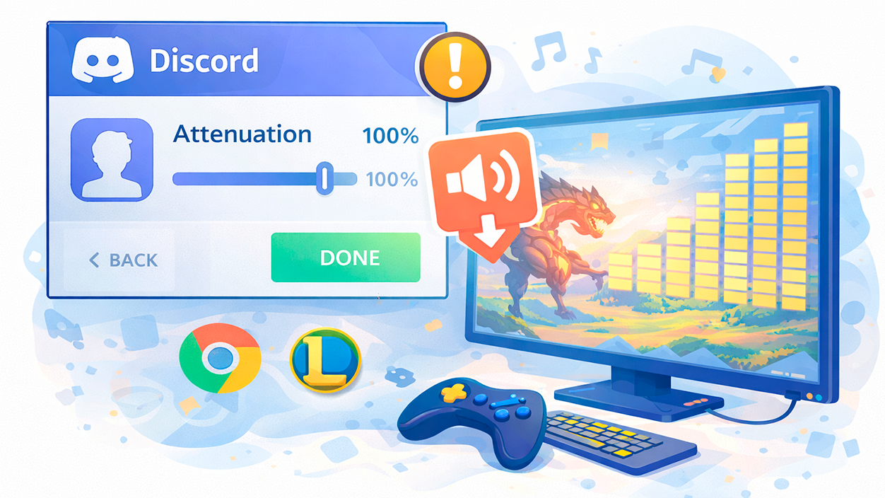 atenuación de Discord