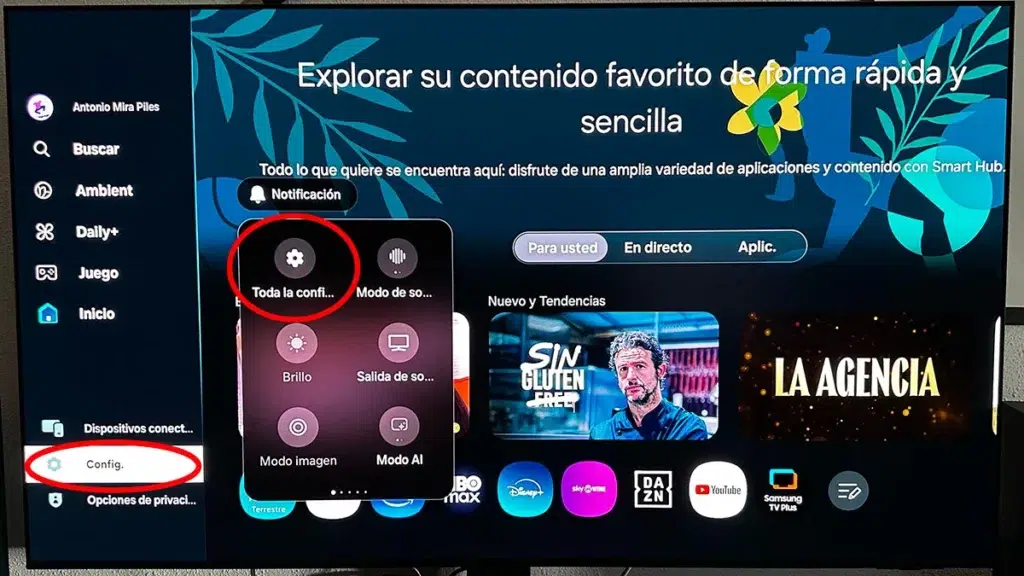 reiniciar el Smart Hub en televisores Samsung