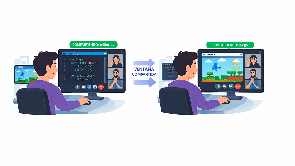 compartir ventana en Discord