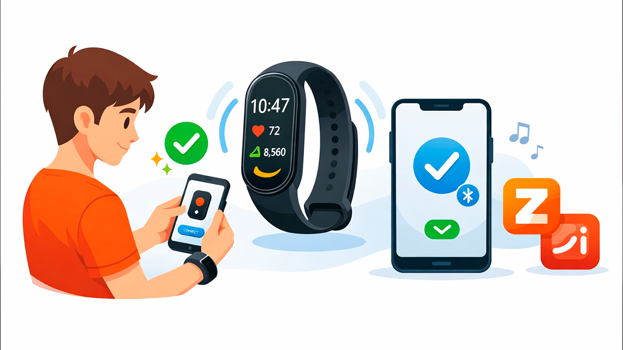 Connecting Mi Band to a new mobile phone: complete guide
