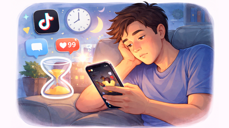 configurar tiempo de uso en TikTok