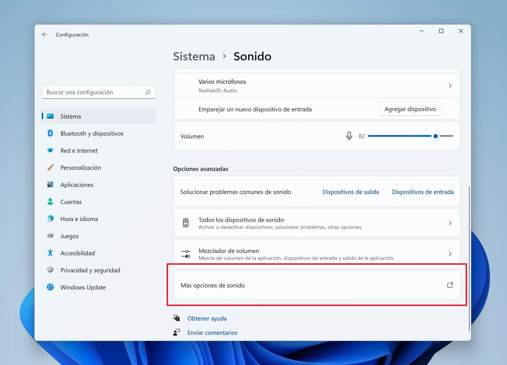 desactivar el sonido de inicio de Windows 11