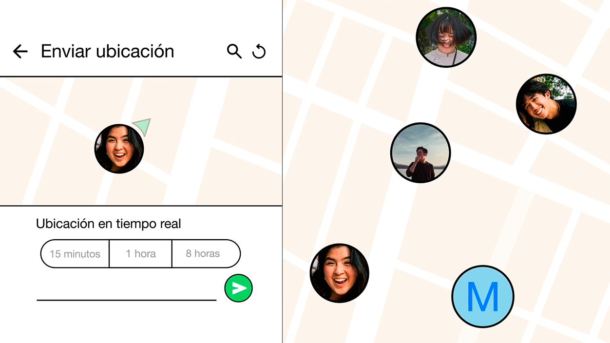 enviar ubicacion en tiempo real whatsapp