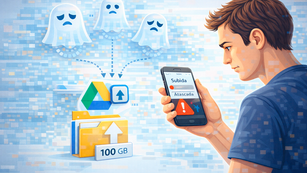 error al abrir archivos en google drive en móvil