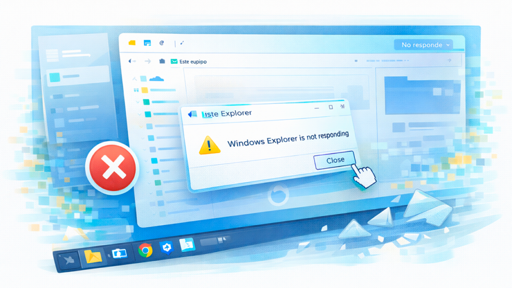 fallos en el explorador de windows