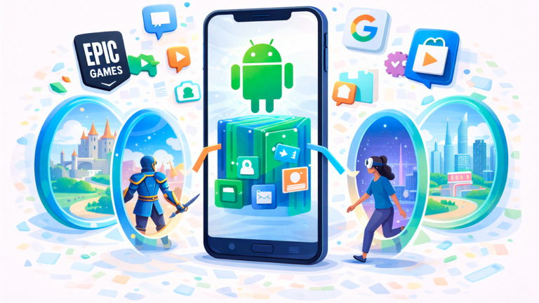 metaverso compartido Google y Epic Games android