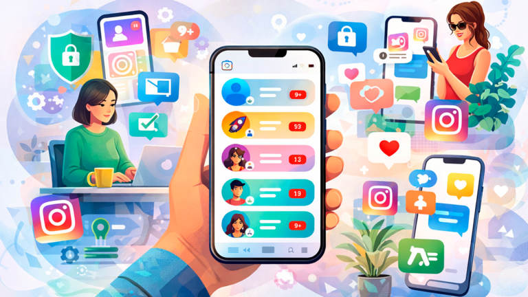 perfiles simultáneos de Instagram en el mismo móvil