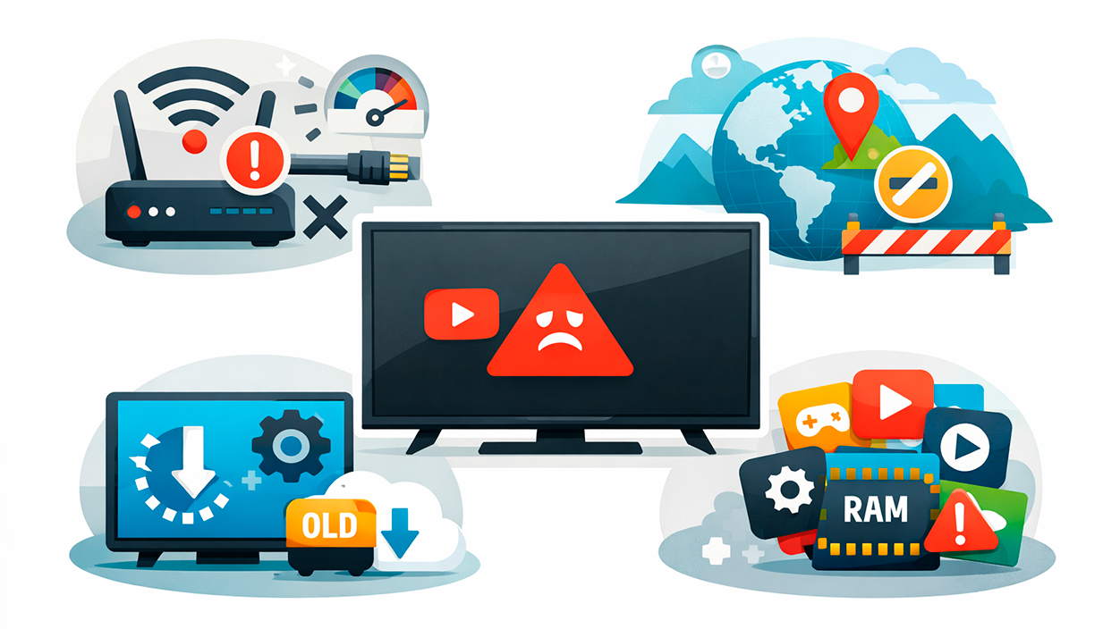 porque YouTube se cierra solo en Smart TV