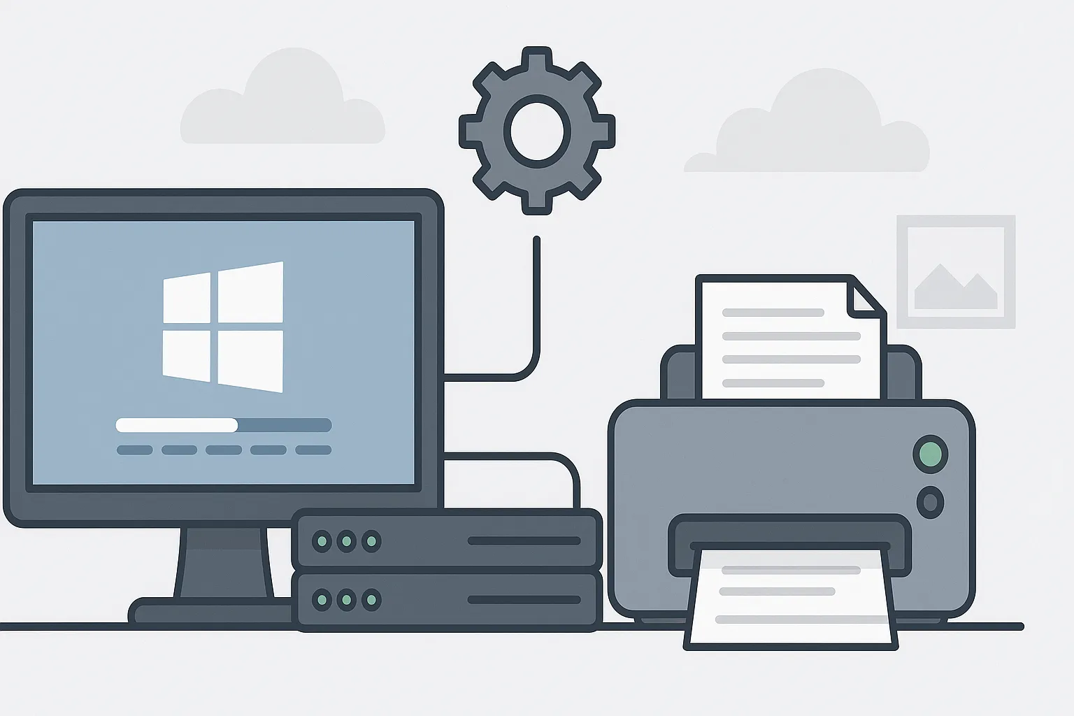 impresora aparece como WSD