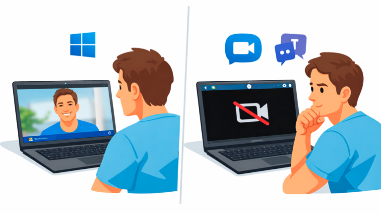 problema de la cámara en Windows