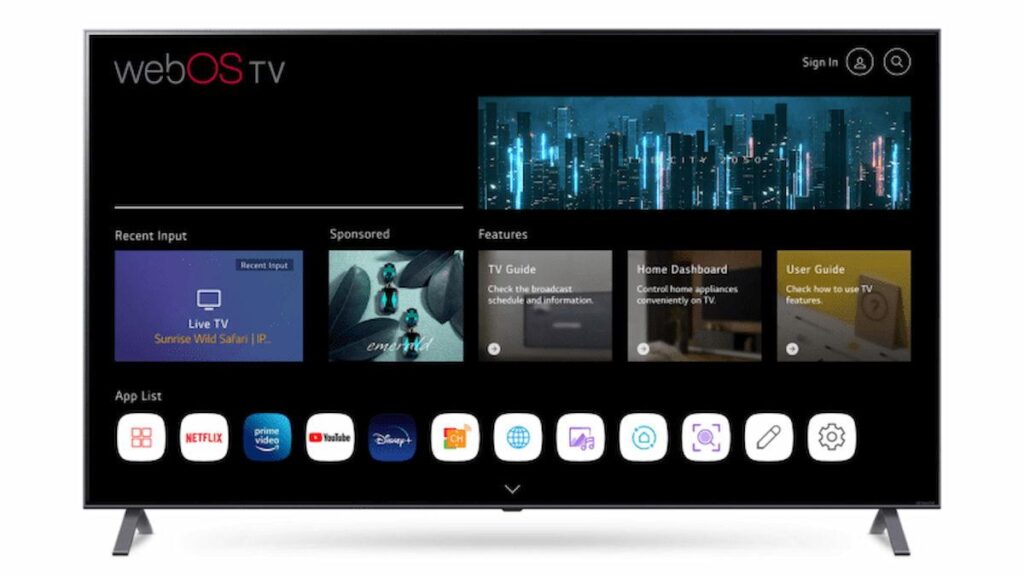 reiniciar webOS sin desconectar la televisión