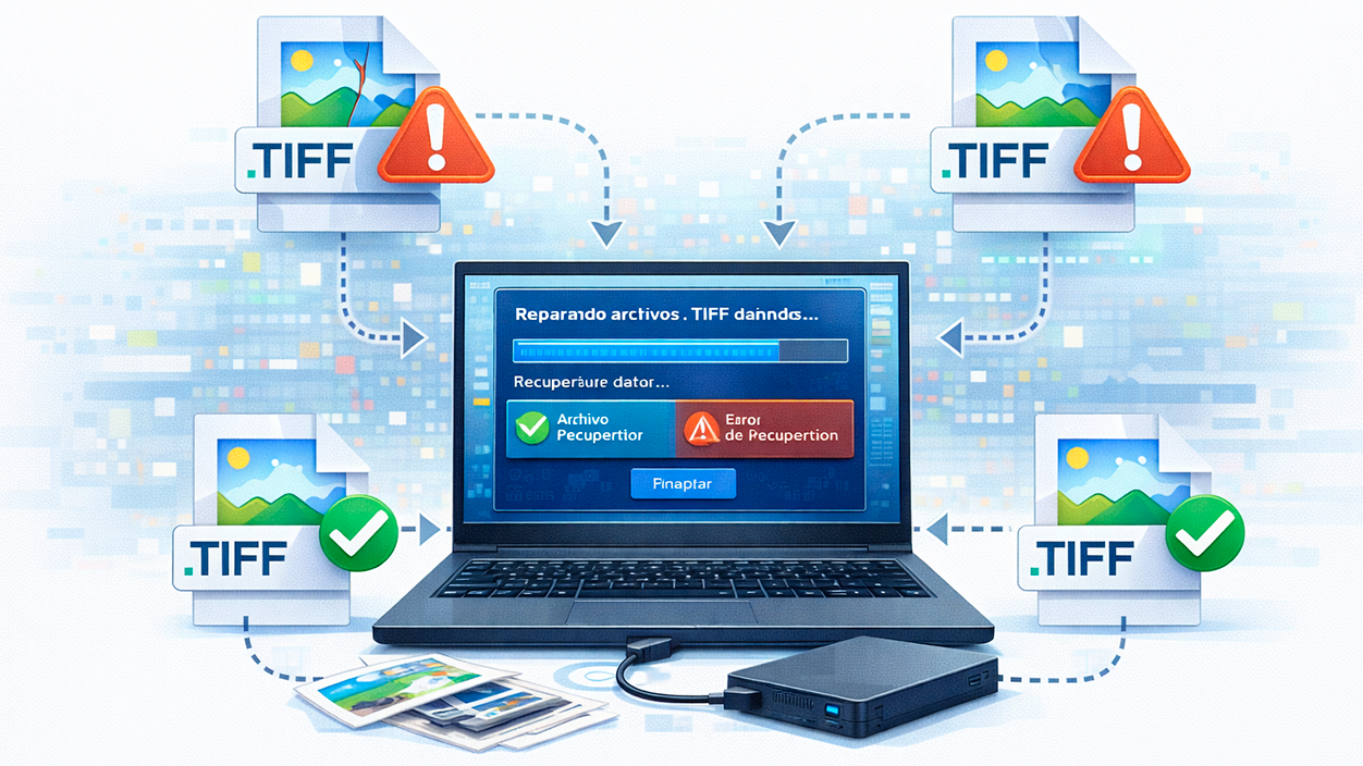 reparar archivos TIFF