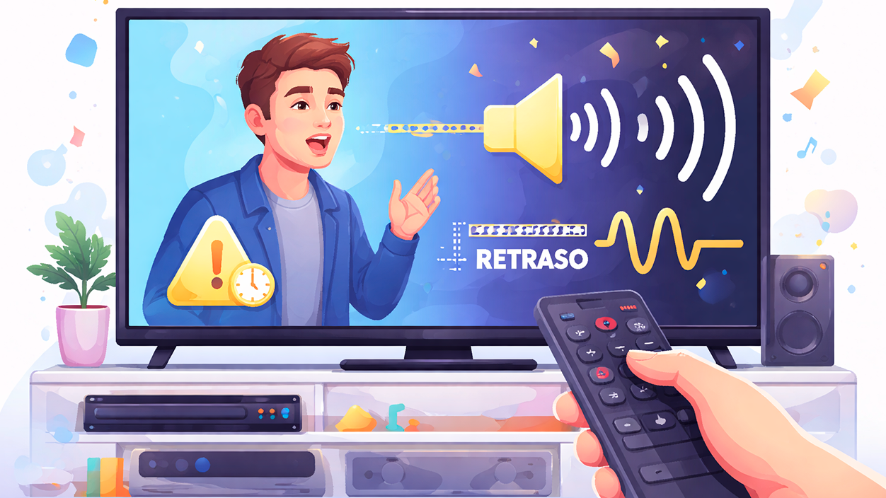 retraso de audio en Smart TV