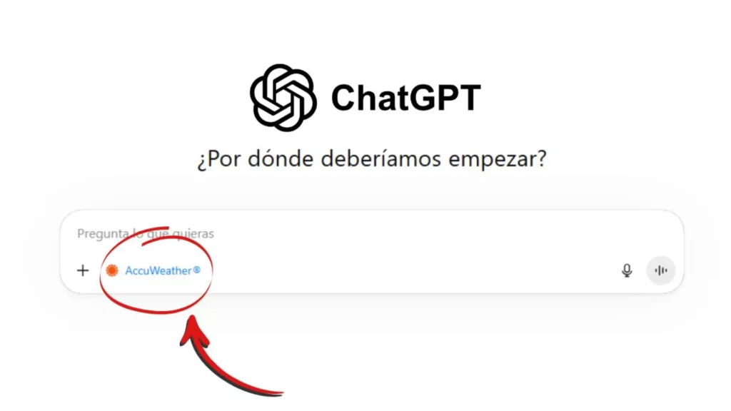 Cómo integrar AccuWeather en ChatGPT para ver el tiempo en tiempo real