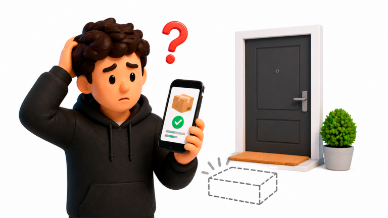 Amazon marca el paquete como entregado pero no lo he recibido