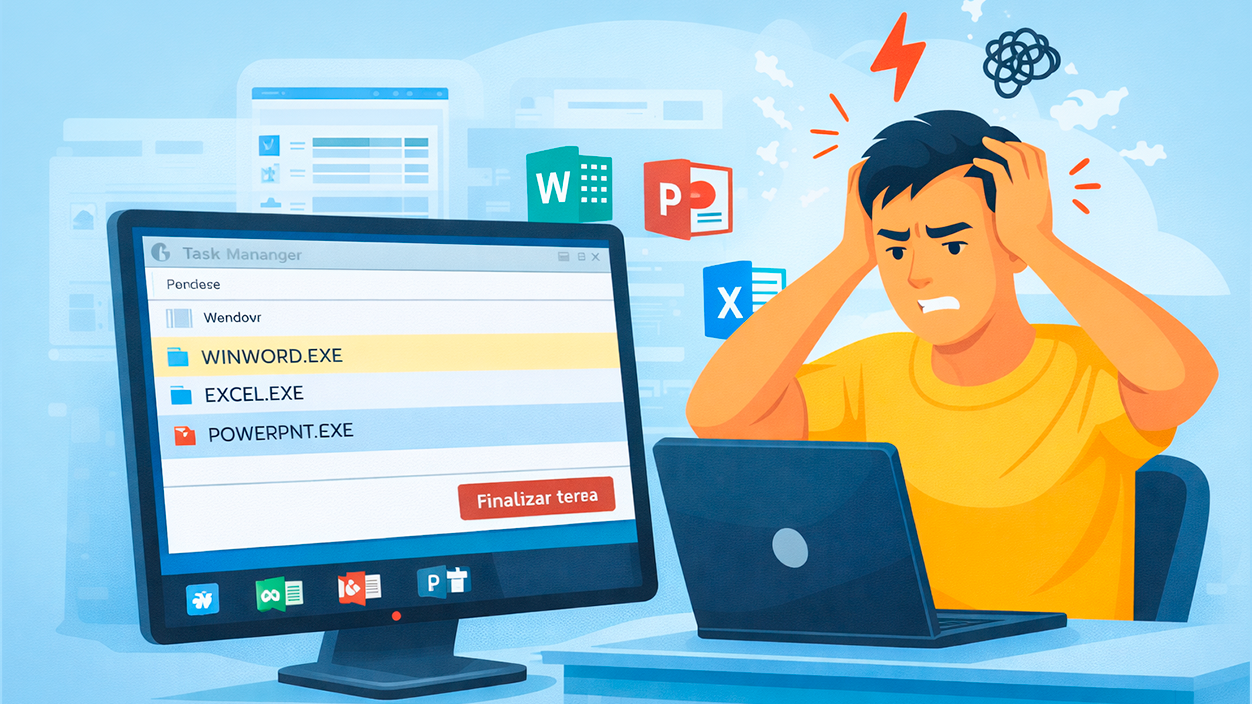 Aplicaciones de Office ejecutándose en segundo plano
