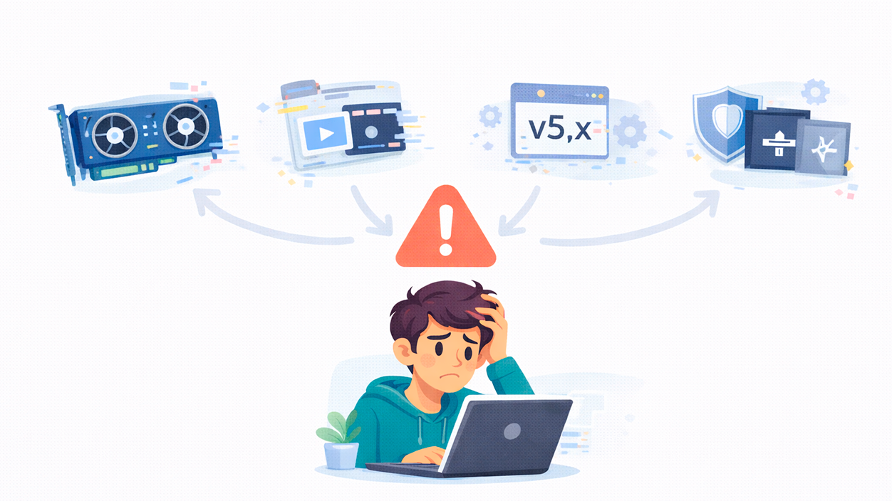 Causas técnicas más probables de los cierres inesperados de Capcut