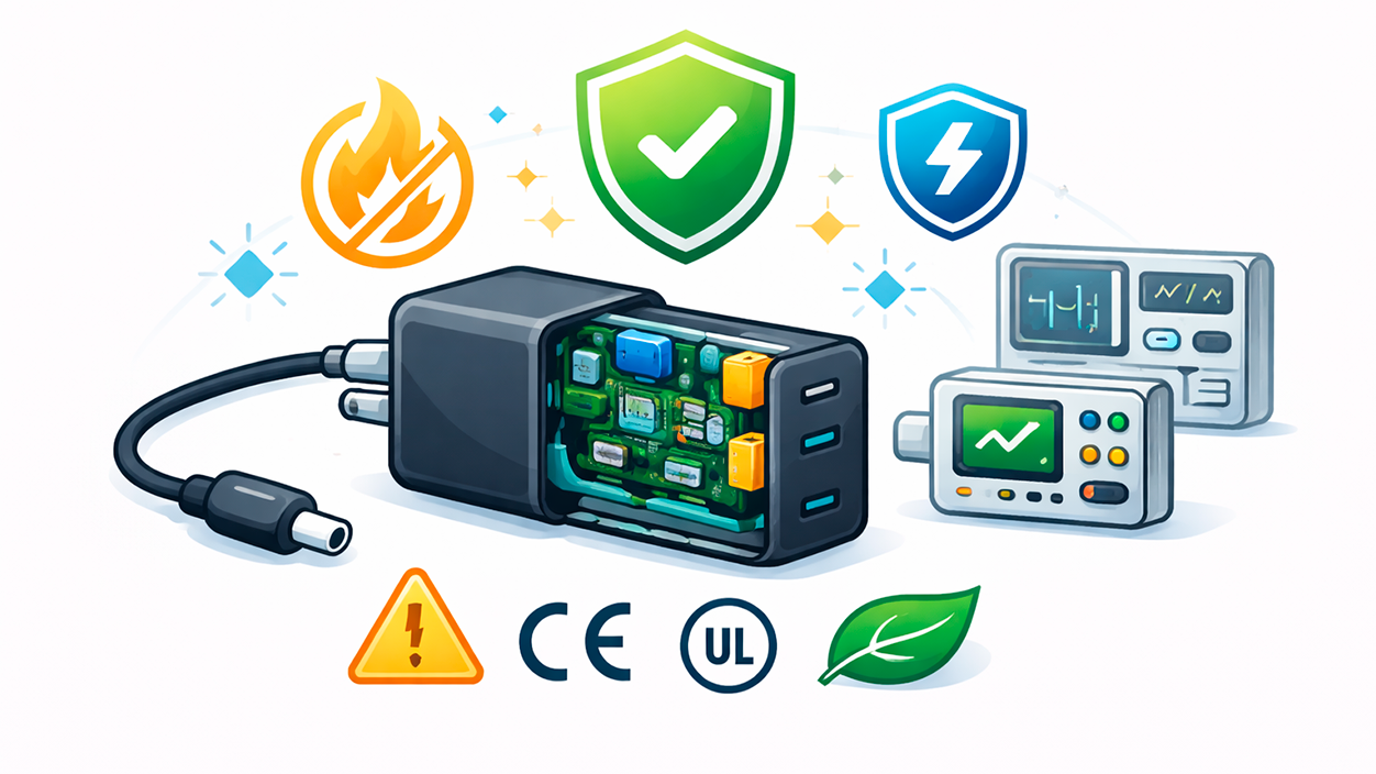 Certificaciones de seguridad y calidad interna del cargador