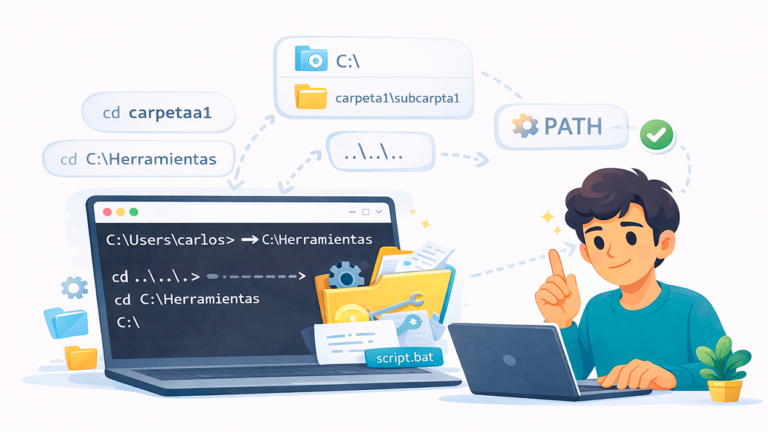 Cómo cambiar el directorio en CMD en Windows 11