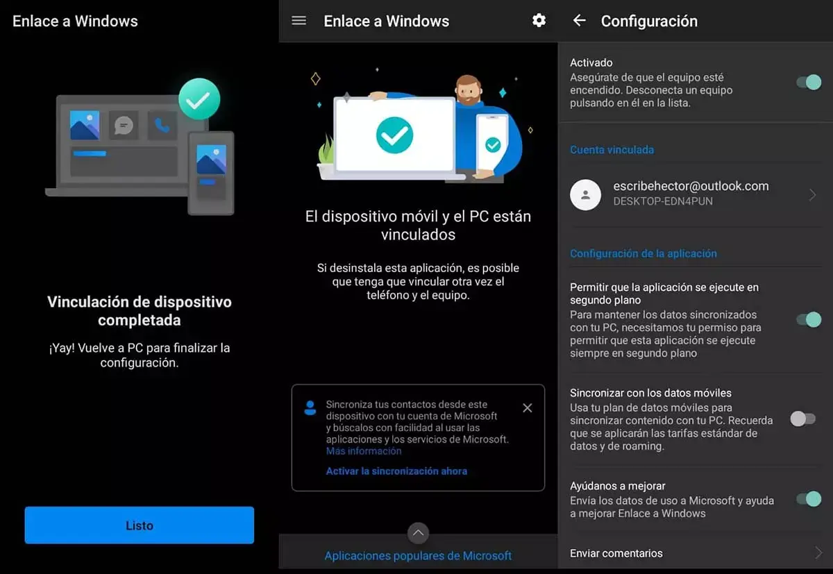 Sincronizar móvil y PC en Windows 11 Sincronizar móvil y PC en Windows 11