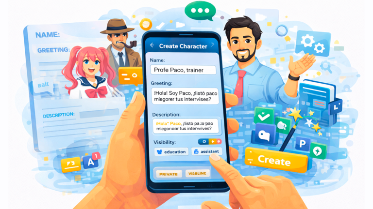 Cómo crear tu propio personaje de IA en Character AI
