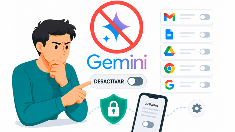 Cómo desactivar las sugerencias automáticas de Gemini en Google