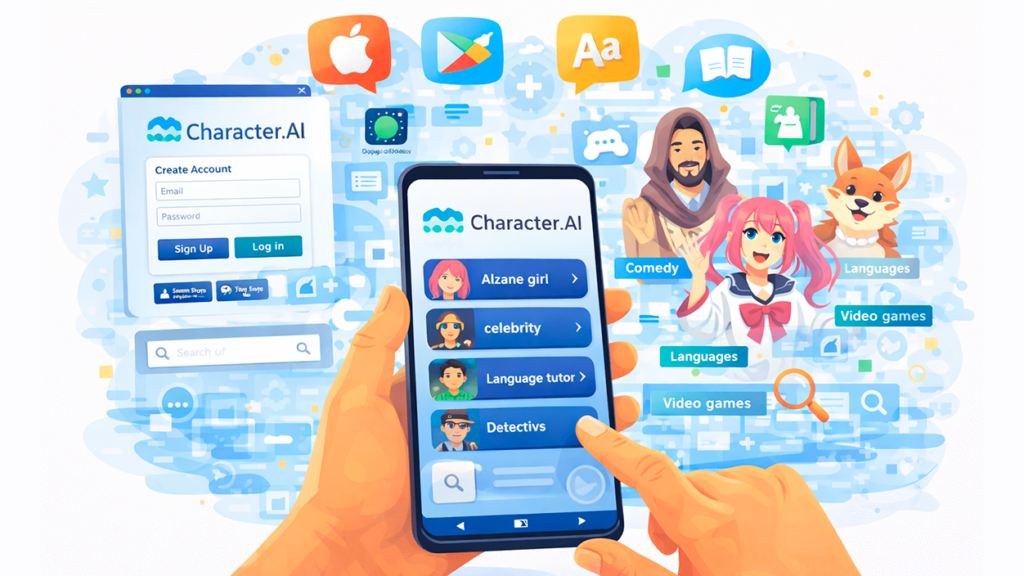 Cómo usar Character AI y crear personajes paso a paso
