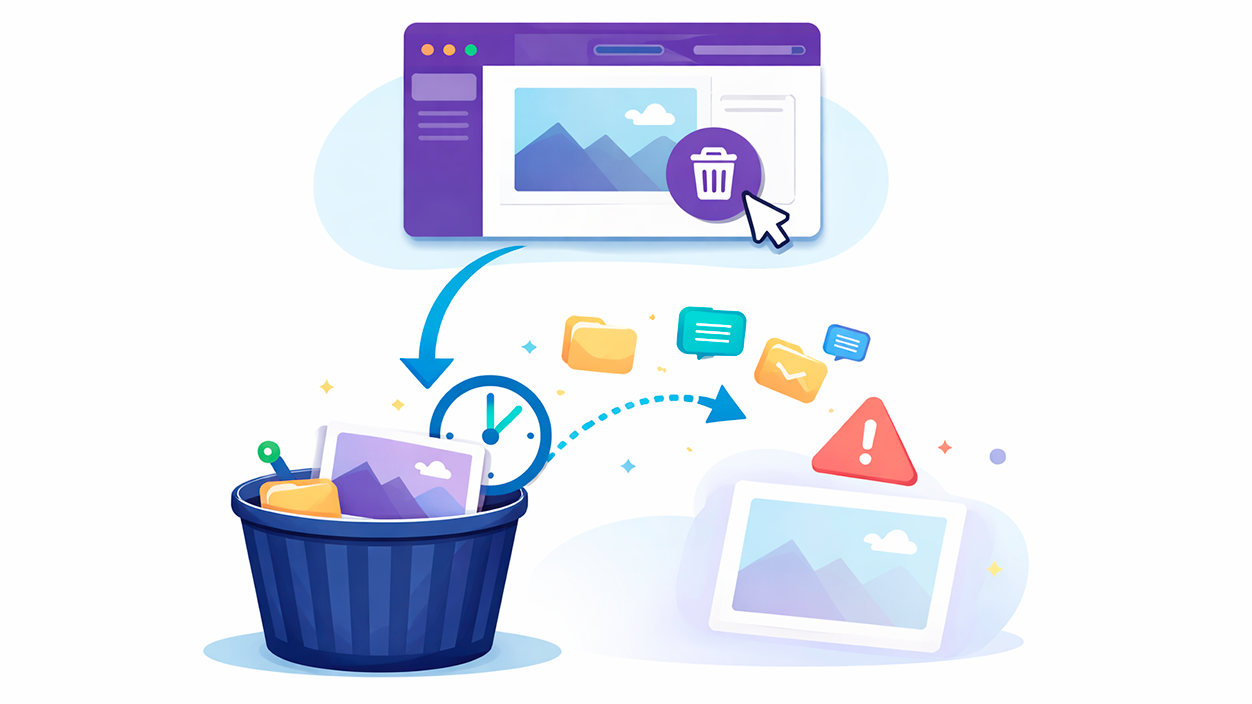 Cómo funciona el borrado de diseños en Canva