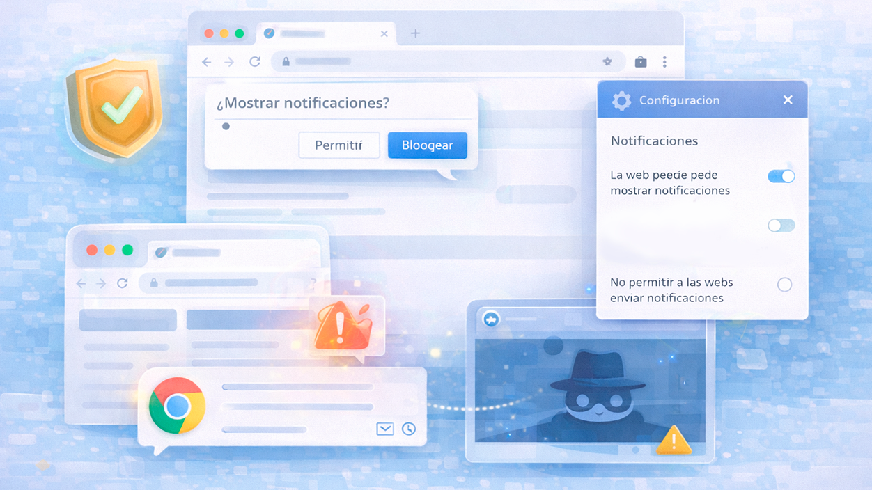 Cómo gestiona Chrome las notificaciones web