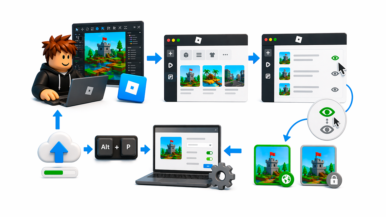 Cómo publicar tu juego en Roblox