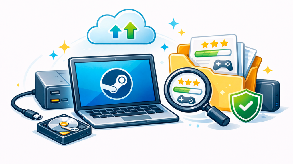 Cómo recuperar partidas guardadas y juegos perdidos en Steam