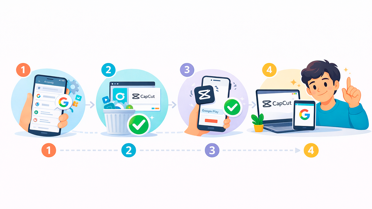 Cómo saber con qué método te registraste en CapCut