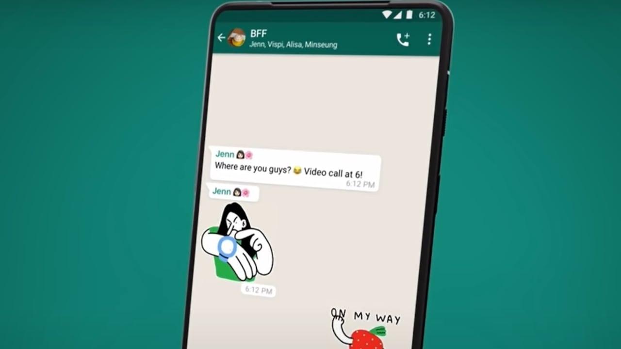 Actualizar WhatsApp para arreglar errores de stickers Actualizar WhatsApp para arreglar errores de stickers