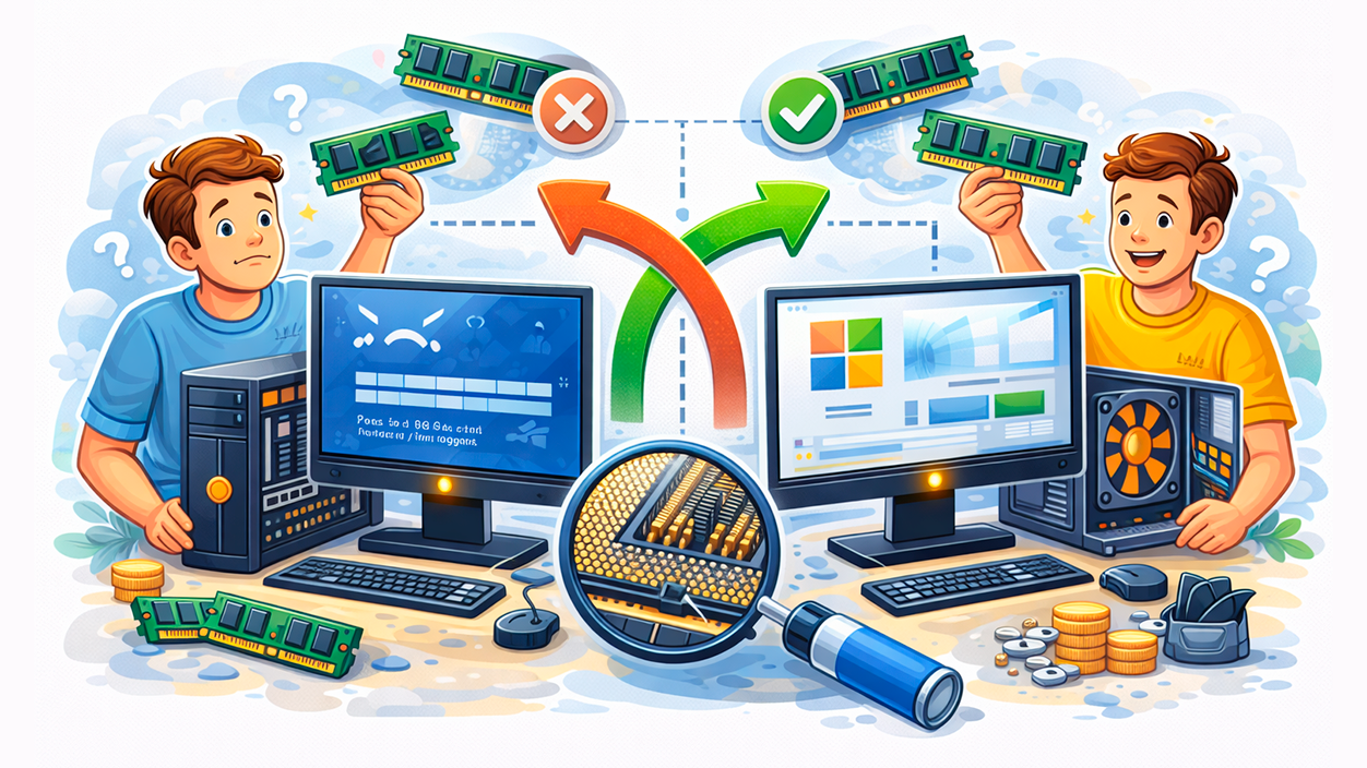 Comprobar RAM en otro PC