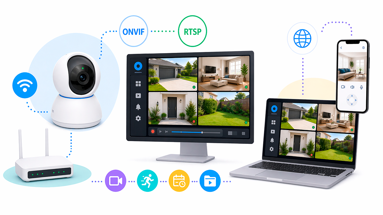 Conectar la cámara Tapo mediante ONVIF