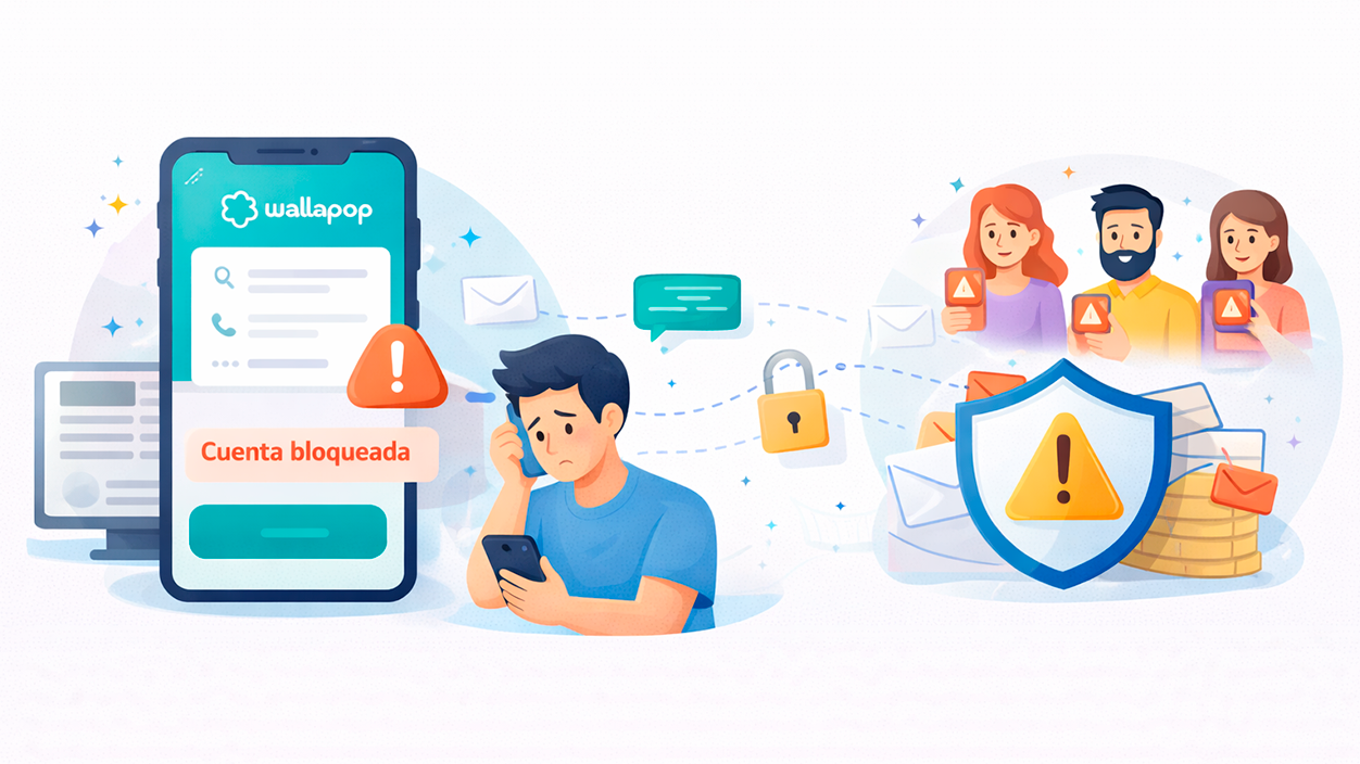 Cuenta bloqueada en Wallapop
