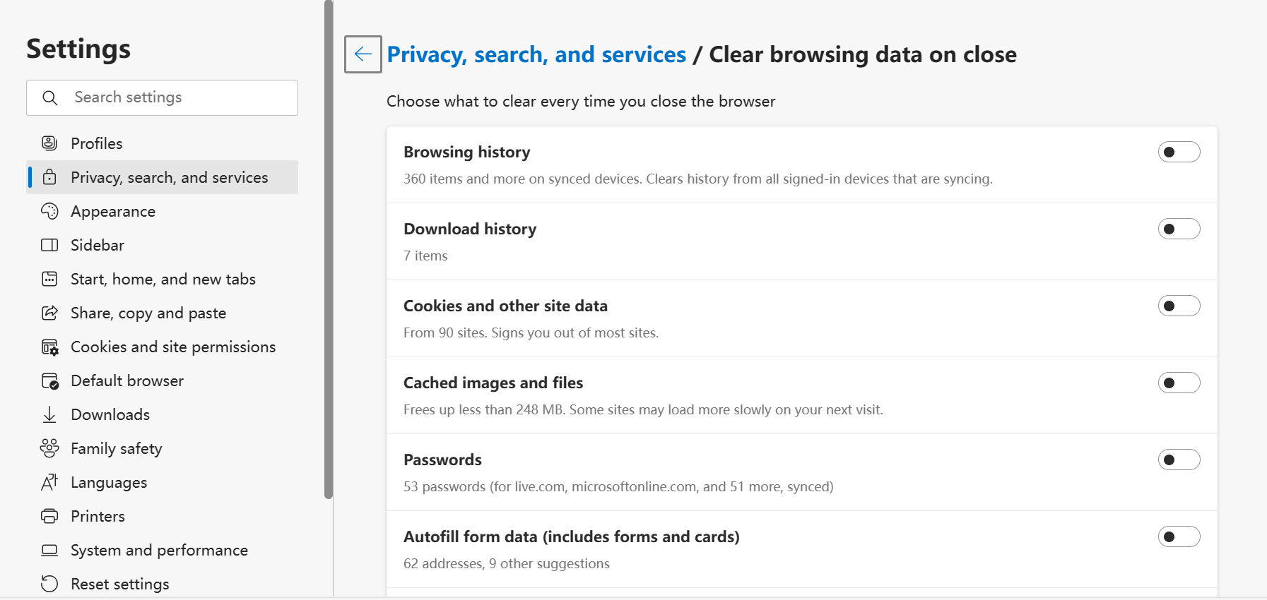 Causas de cierre de sesión en Microsoft Edge Causas de cierre de sesión en Microsoft Edge