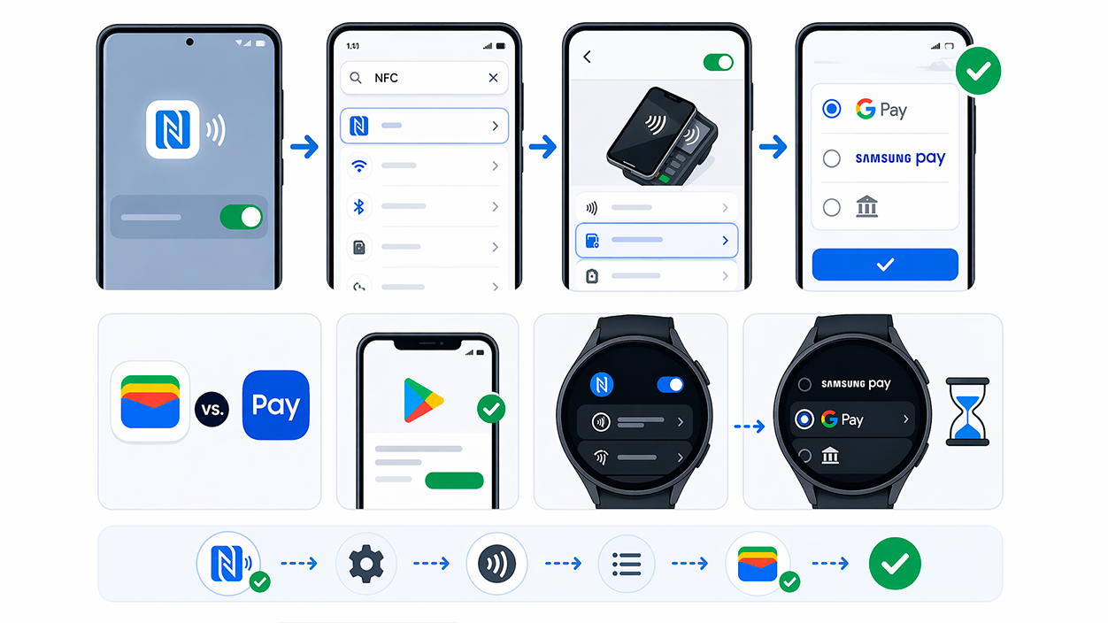 Elegir Google Wallet o Google Pay como app de pago sin contacto