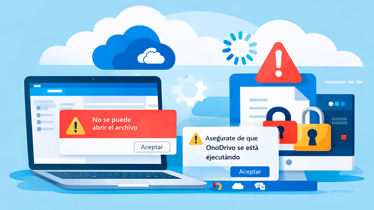 Errores al abrir archivos de OneDrive en Windows