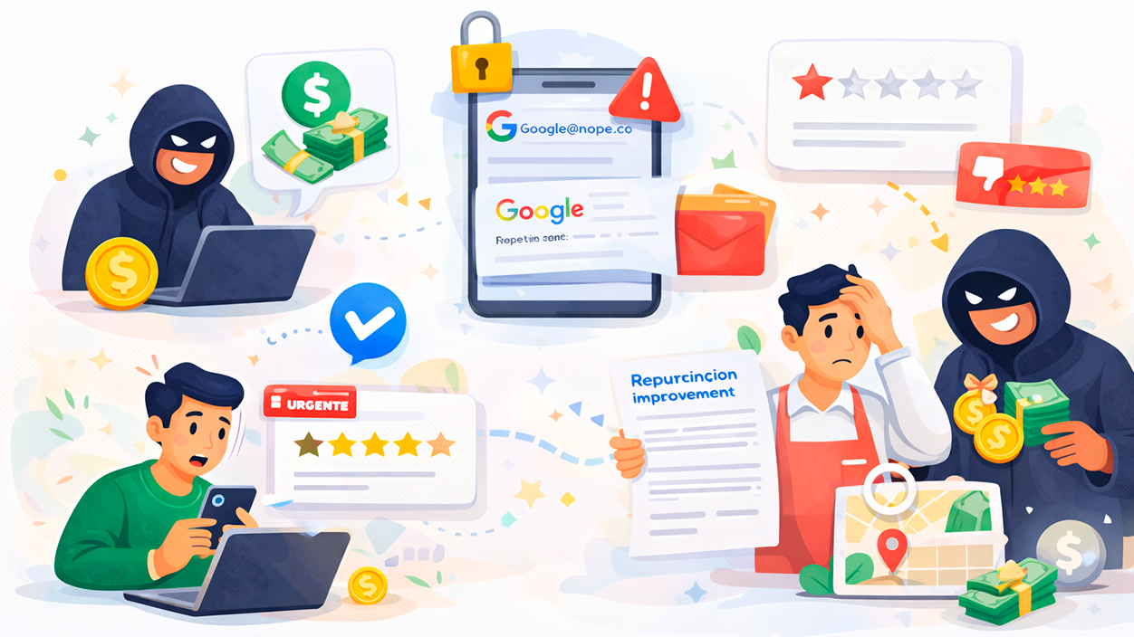 Estafas relacionadas con reseñas en Google Play